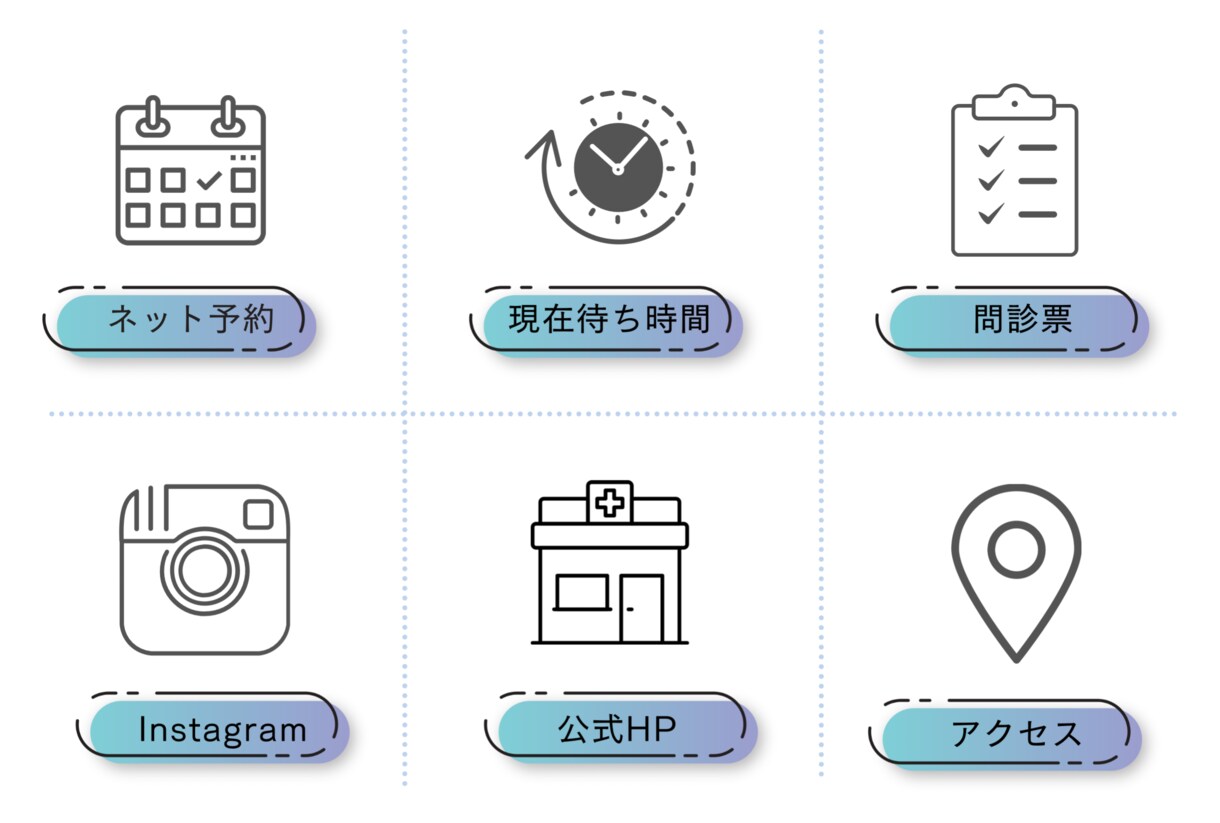 目を引くおしゃれリッチメニュー作成いたします お客様をスムーズに誘導するおしゃれメニューはおまかせ！ イメージ7