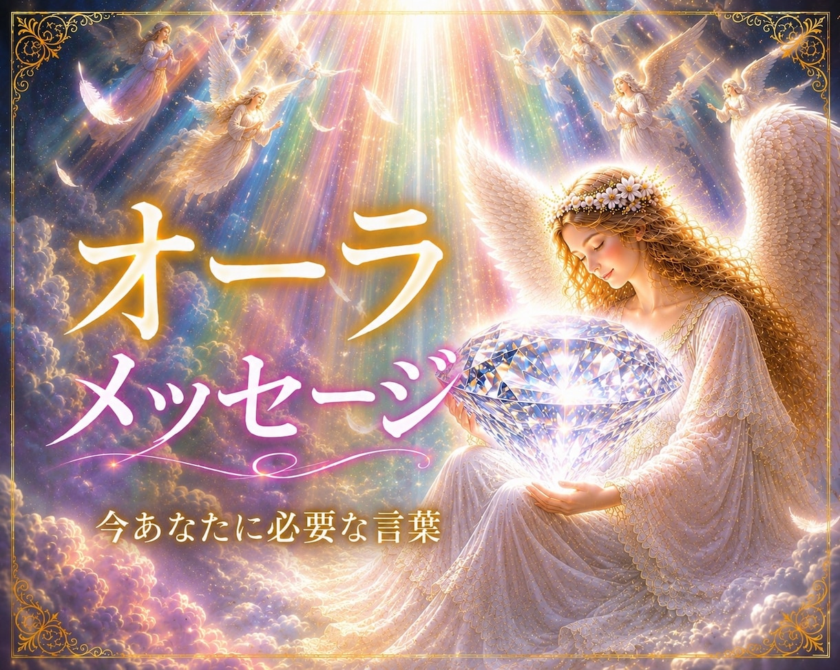 オーラリーディング♦鑑定画像作成します あなたを包むオーラを可視化＊わかりやすいイメージ画像♪ イメージ1