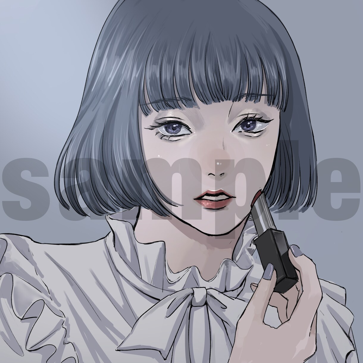 SNSなどで使えるアイコンイラスト作成します ヘッダー、似顔絵、キャス画も対応可〇 イメージ9