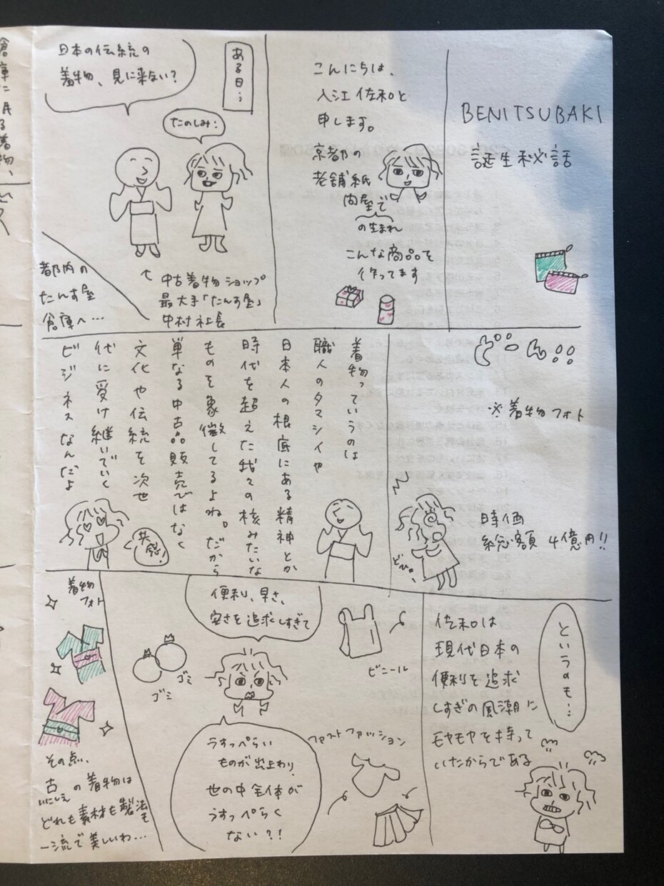 貴方のビジネスをイラストでストーリー化します 両面見開き2ページで一瞬にしてわかるストーリーを作ります イメージ3