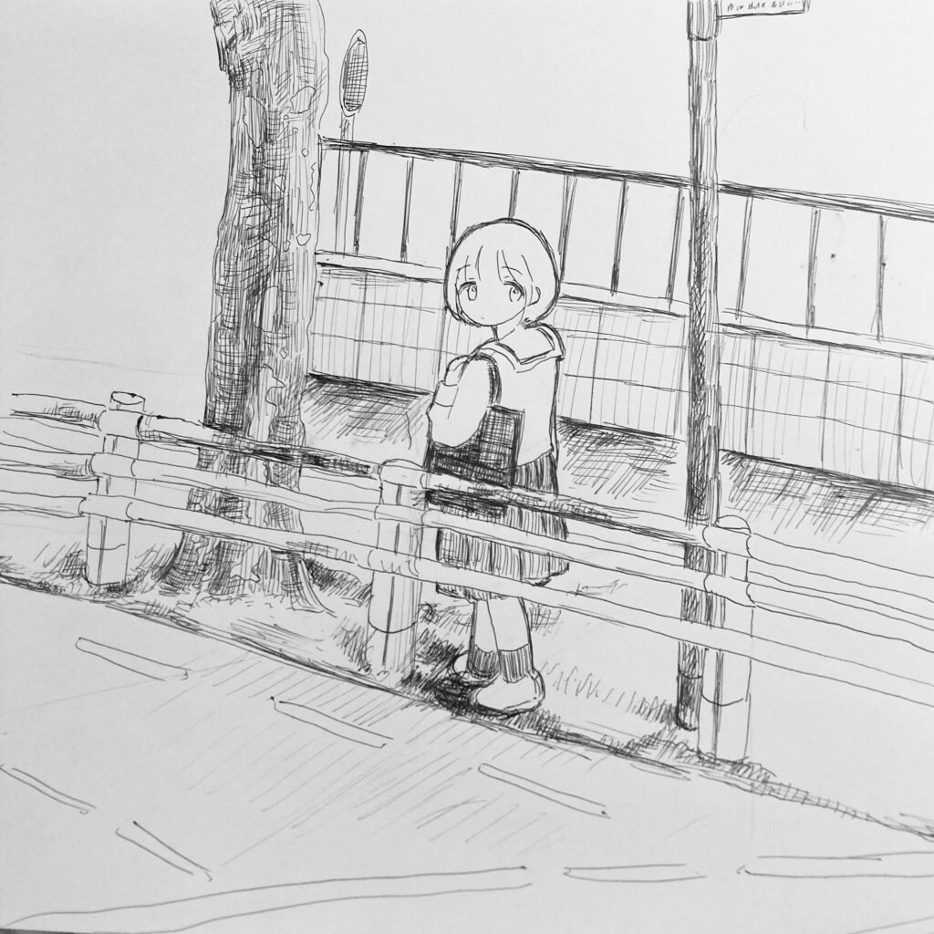 思い出の場所、イラストにします 思い出の場所に女の子を加えたイラストを描きます！日常風景も！ イメージ4