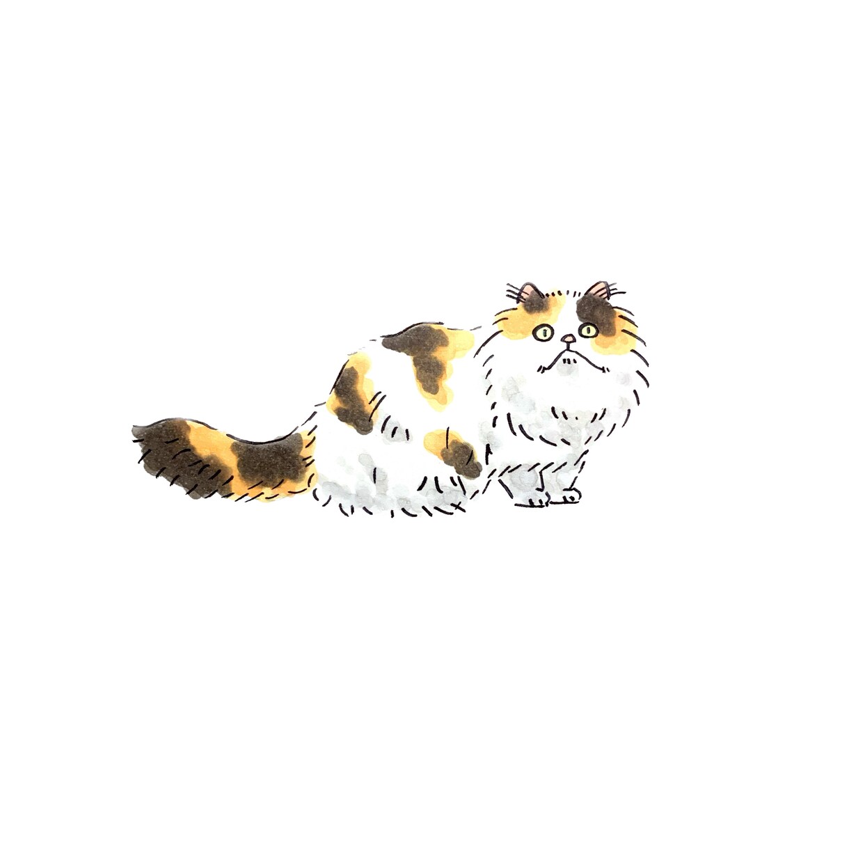 アナログでペットの似顔絵お描きします ミニ色紙(3枚)にアナログでペットの似顔絵お描きします！！ イメージ4