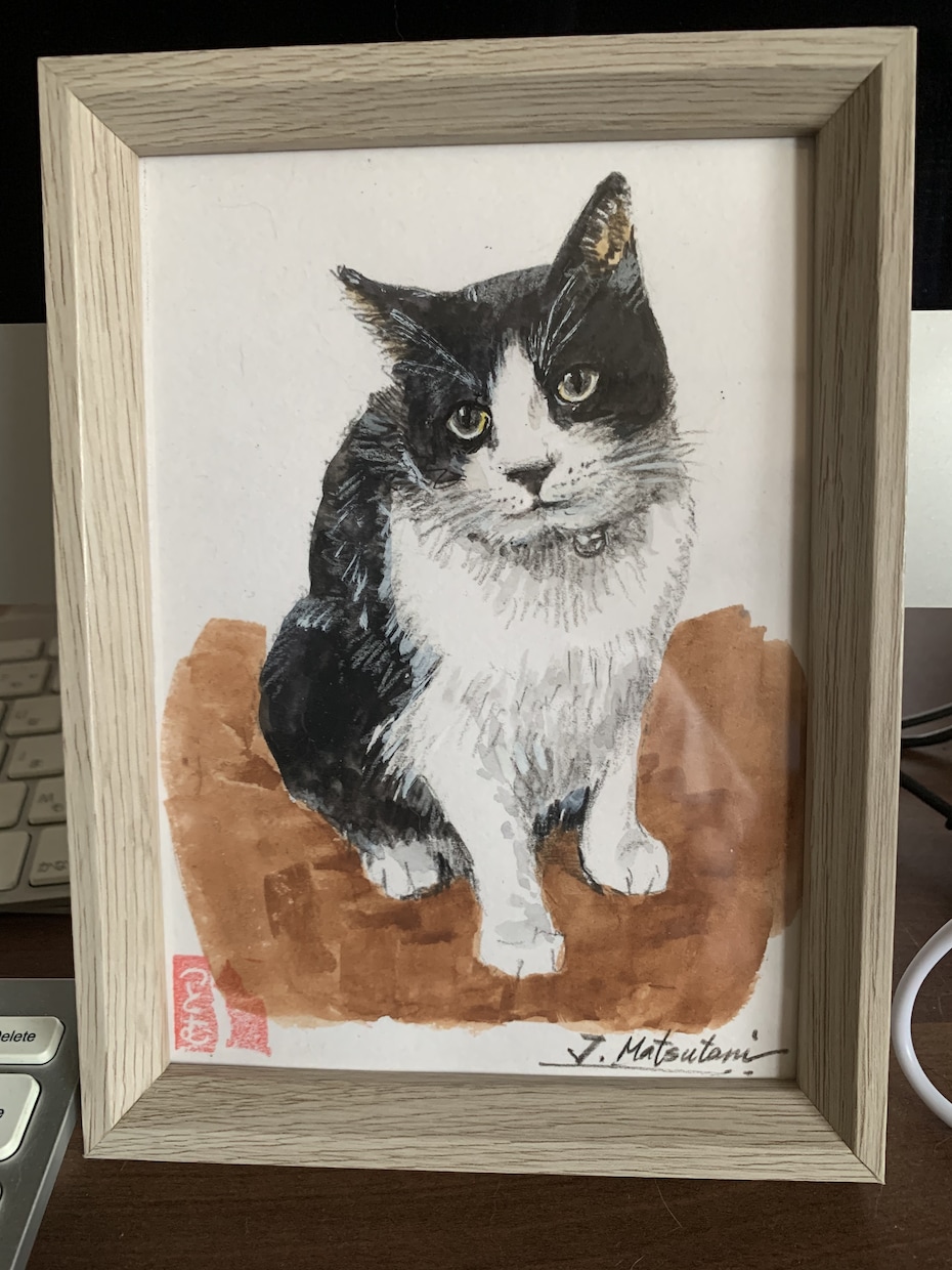亡くなったペットのイラストを手描きで仕上げ致します 思い出の猫ちゃんやワンちゃんを忘れないであげたいですね。 イメージ7