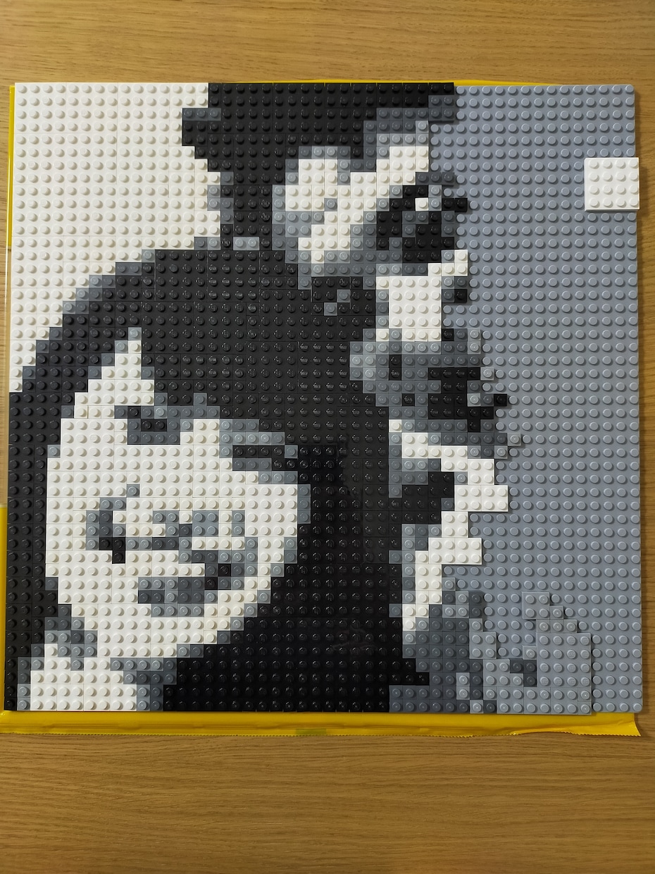 LEGOブロックで似顔絵を制作します あなただけのオリジナル似顔絵LEGOブロック イメージ2