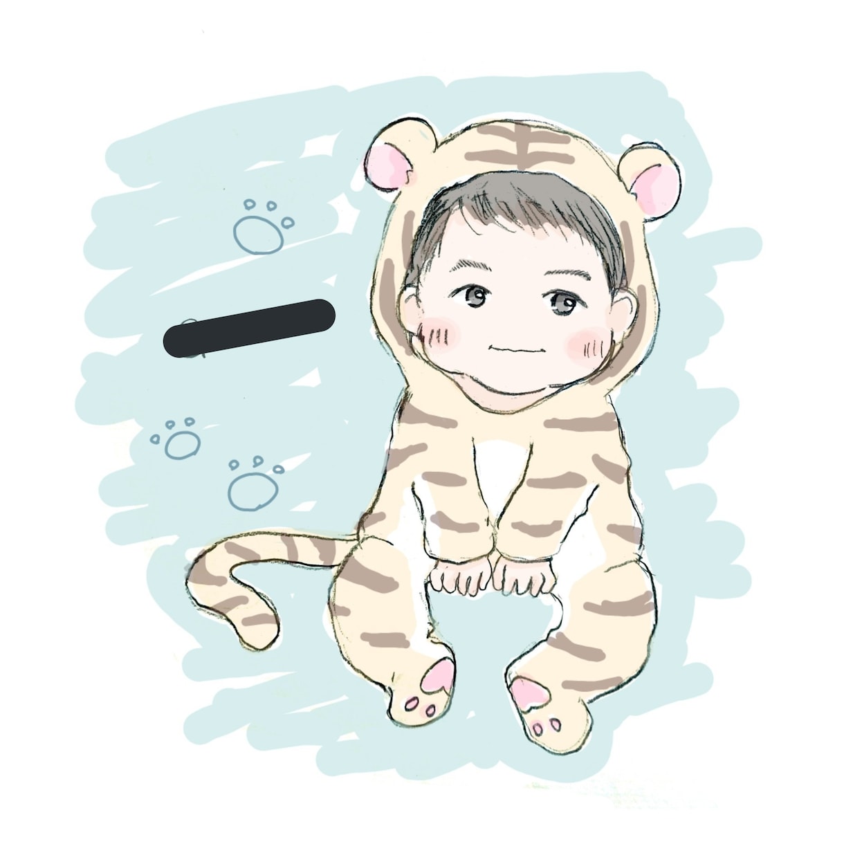 写真から淡いタッチでご家族お子様のイラスト描きます オプションにてお急ぎ対応可能です！ イメージ5