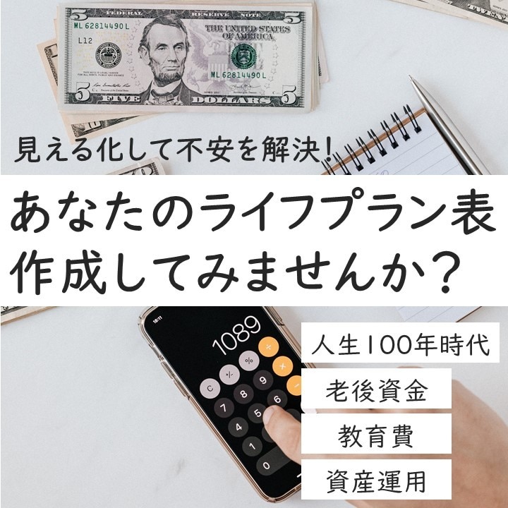 あなたのライププランをエクセルでご提供いたします あなたの将来必要なお金を見える化しませんか？ イメージ1