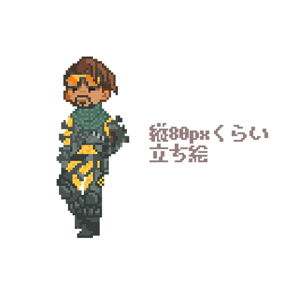 ピクセルアート/ドット絵制作します ゲーム制作や動画、SNSなどで使えるキャラクタードットを制作 イメージ3