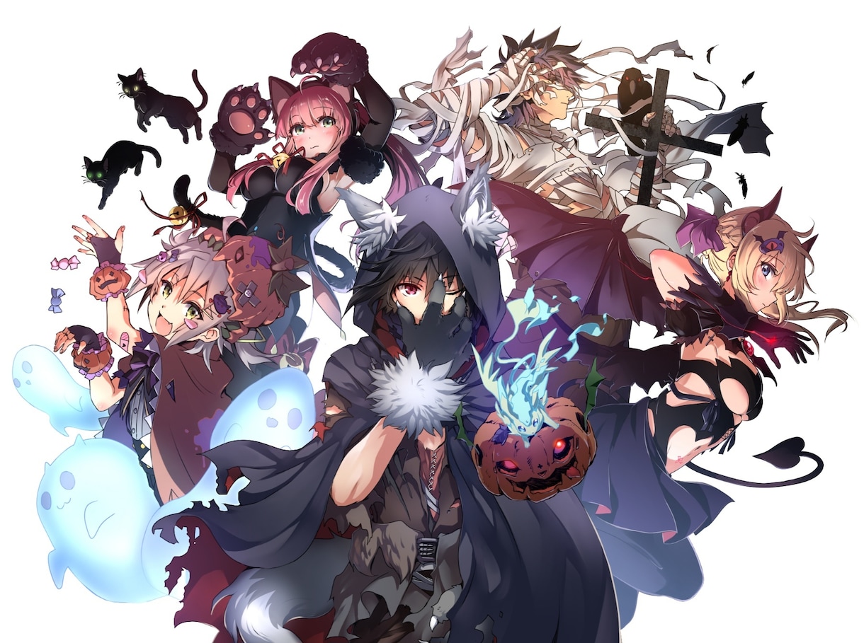 イラスト作成やキャラデザイン承ります 色々な絵柄に対応してます。まずはご相談からお気軽に！ イメージ1