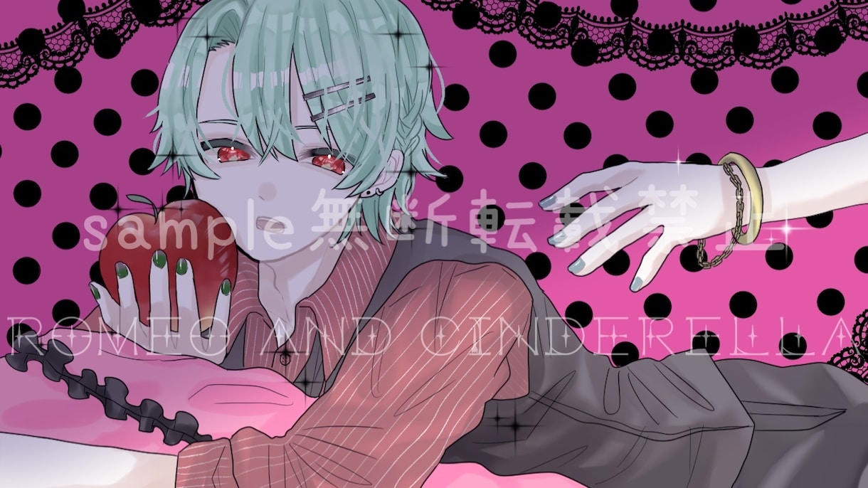 あなたの動画サムネをかっこよく可愛く描きます 動画のサムネイルなど動画の中の絵もかけます！ イメージ5