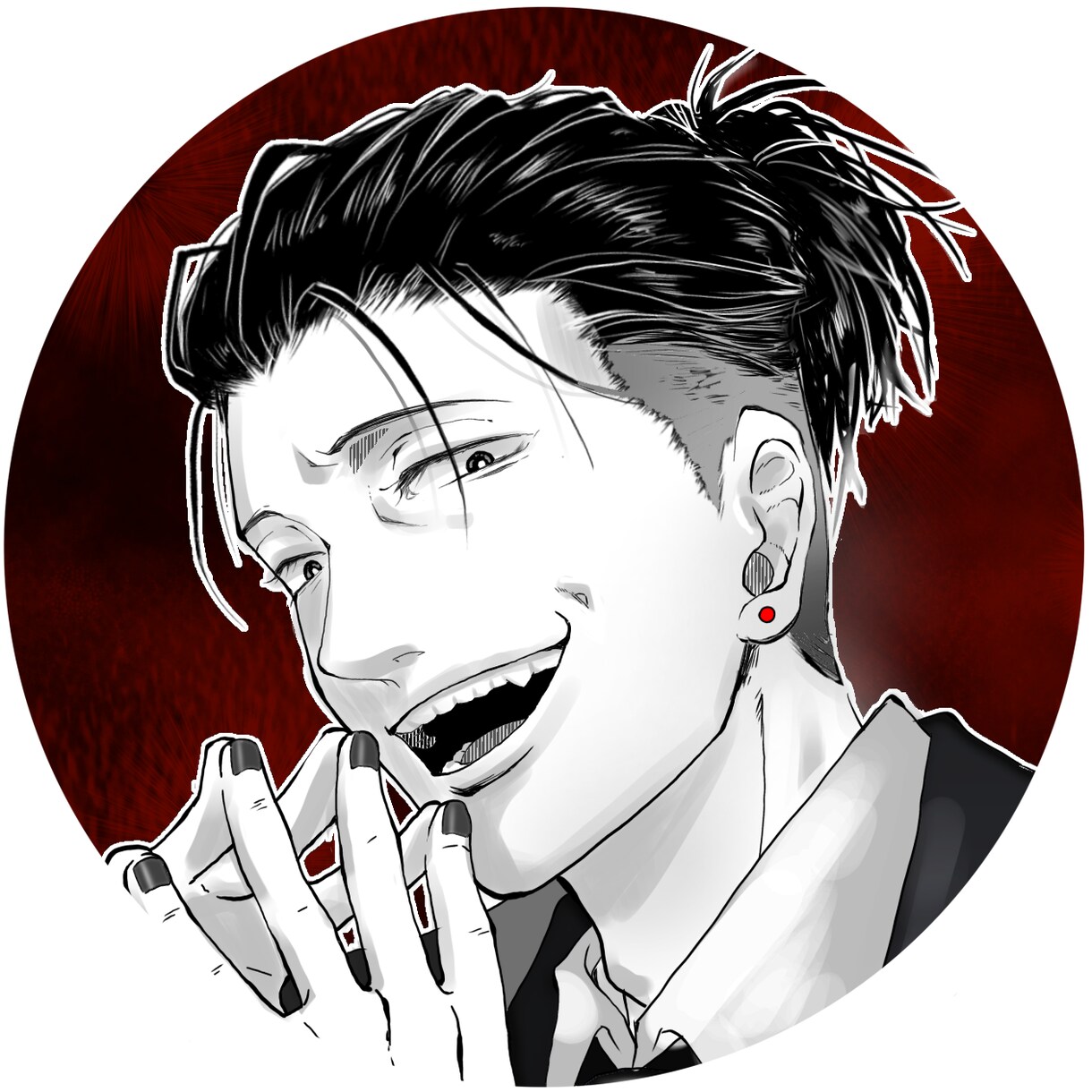 イラスト、アイコン、ヘッダー等描きます 男性キャラクター、退廃的な雰囲気など イメージ2
