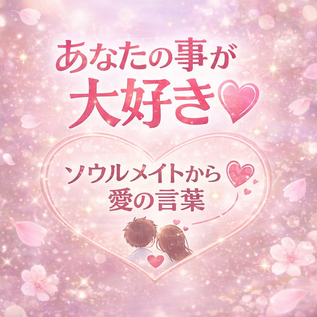 あなたの事が大好き★ソウルメイト(仮)になります 心に寄り添って愛情を伝えます。 イメージ1