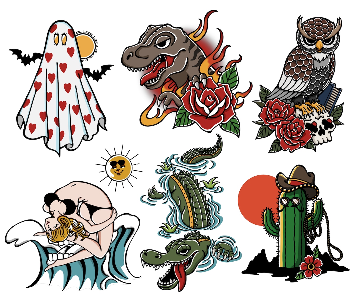 あなただけのタトゥーイラスト・ロゴを描きます タトゥー風のロゴ・アパレル・グッズに！(和風・アメリカン等) イメージ4