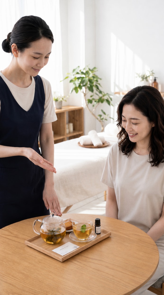 現役セラピストが、自撮りから施術画像を制作します インスタ・HPBに対応！あなたのサロンだけの世界観を画像に。 イメージ10
