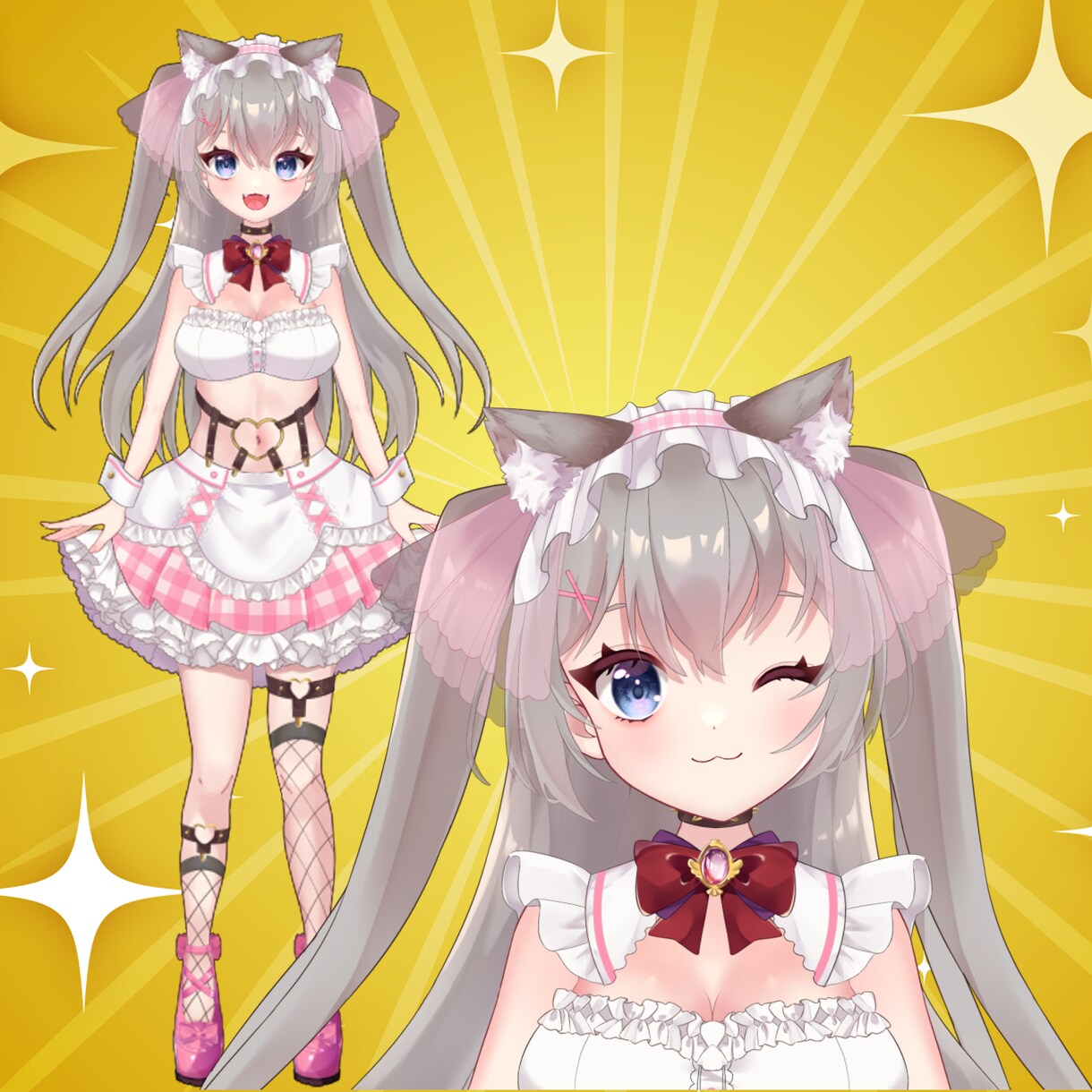 高可動域Live2Dモデルを制作します 現役Vtuberがキャラデザ～モデリングまで制作します イメージ6