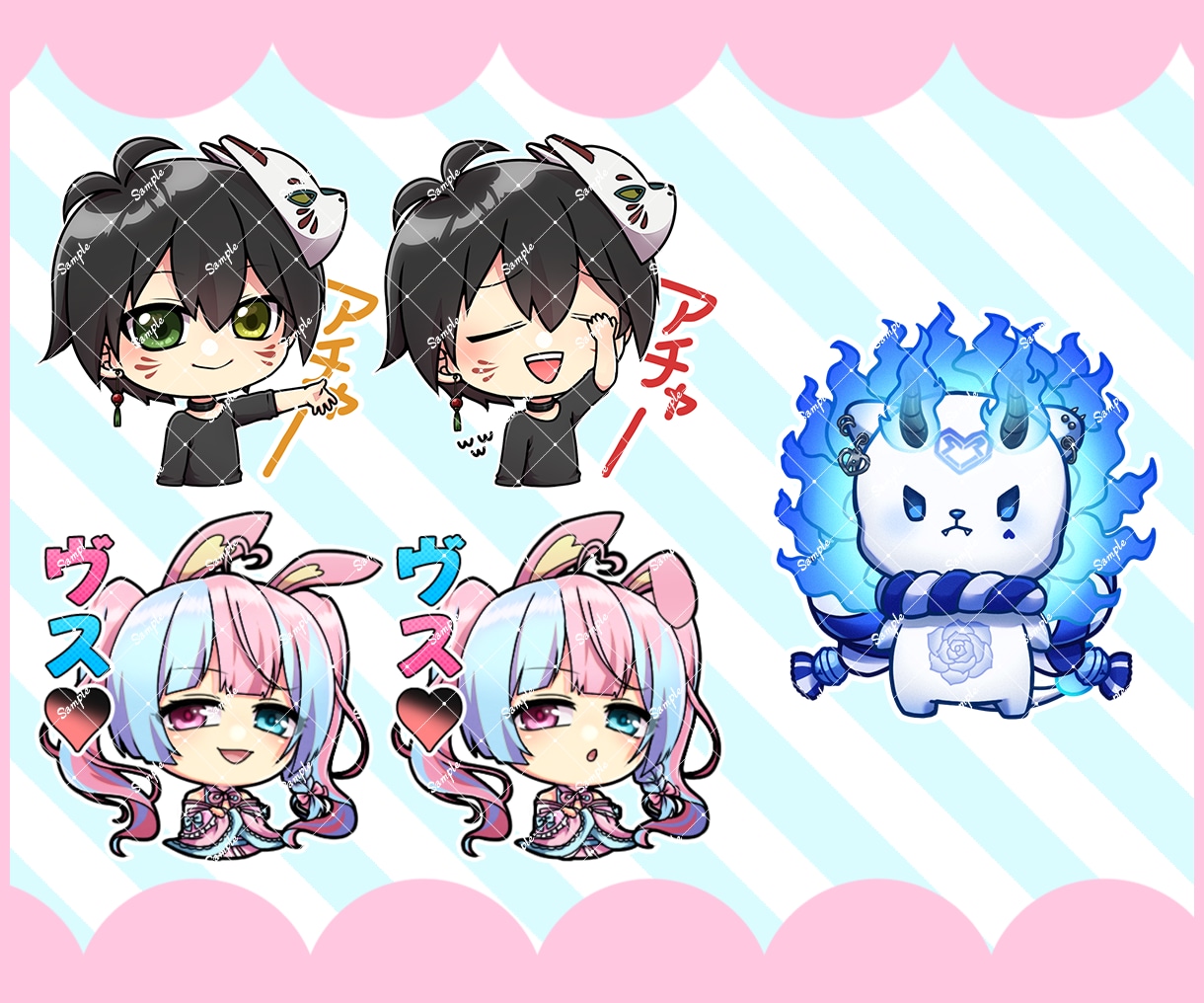デフォルメイラストお描きします かわいいあなただけのミニキャラを！ イメージ6