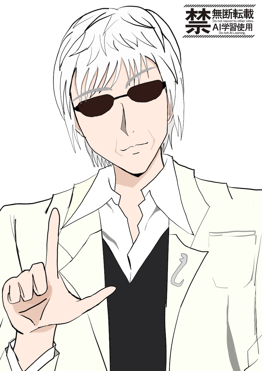 アニメ風の個性的なタッチで似顔絵描きます モデルの特徴を捉えて印象的に描きます イメージ1