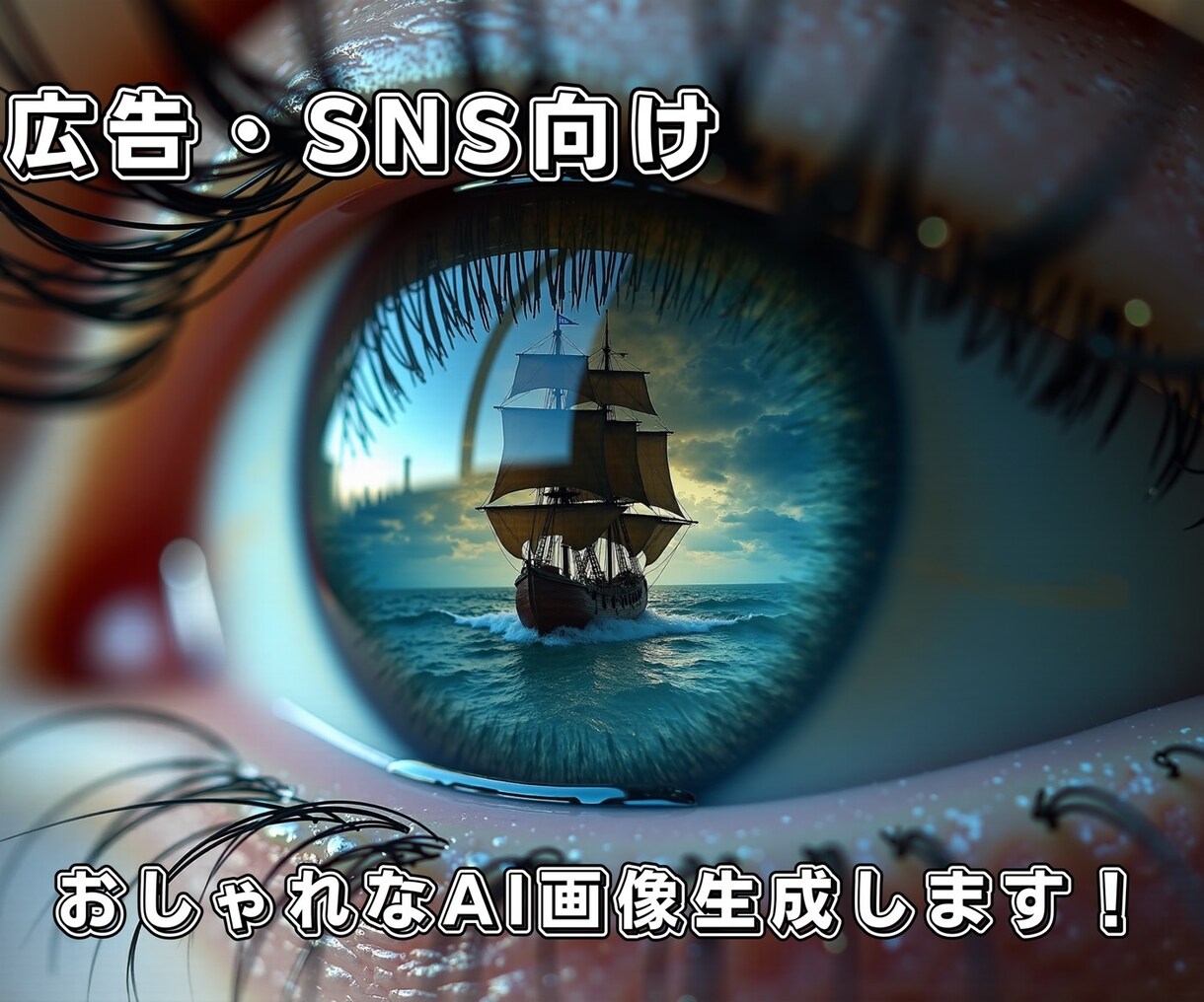 SNS広告・LP向けAI画像を生成します 商品や世界観に合った高品質ビジュアルをご提案★ イメージ1