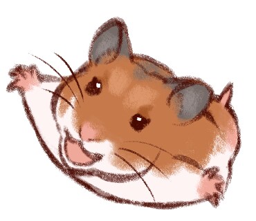 かわいいハムスターのイラスト描きます 温かみのあるハムスターイラスト イメージ2