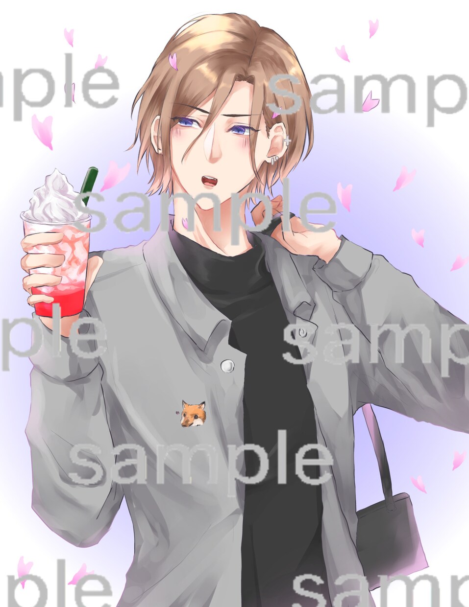 2次創作、キャラデザ、イラスト描きます お好きなキャラ、人に好きな服装、表情を。 イメージ8
