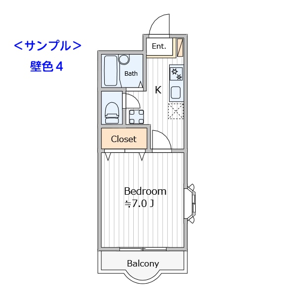 英語表記の間取り図作ります ネット広告にもチラシにも最適な間取図を自社ソフトで作成。 イメージ8