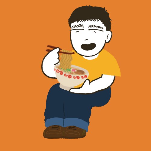 SNS/アイコン 好きなものと一緒に似顔絵描きます 全身イラストも込み！あなたの好きなもので背景をお描きします！ イメージ8