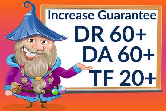 MOZドメインオーソリティ30台以上に上げます MOZ DA30+　ahrefs　DR40+　以上に上げます イメージ1