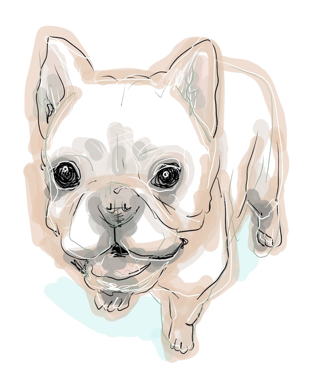 ラフな線画を描きます 自分や恋人、推しや家族の似顔絵、オリキャラデザインなど イメージ1