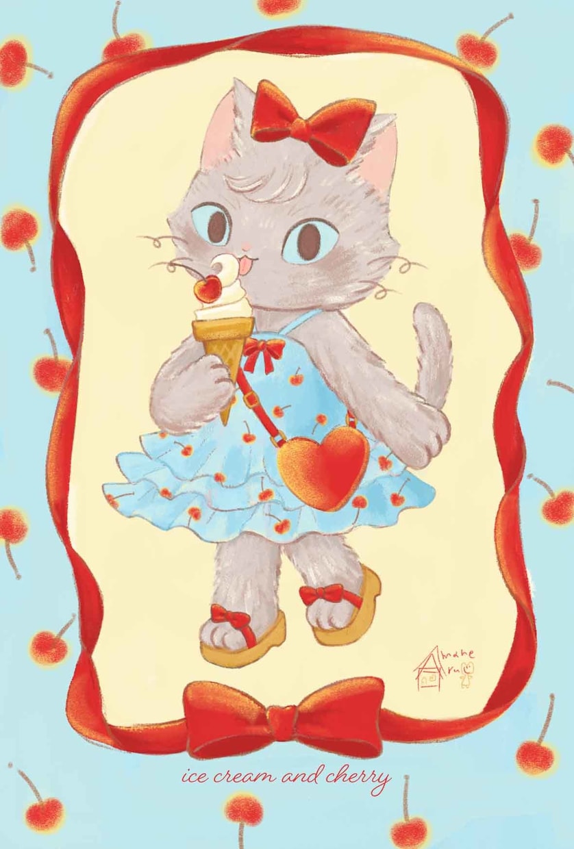 絵本のような動物のイラスト描きます お洋服を着たメルヘンチックな動物イラスト イメージ5