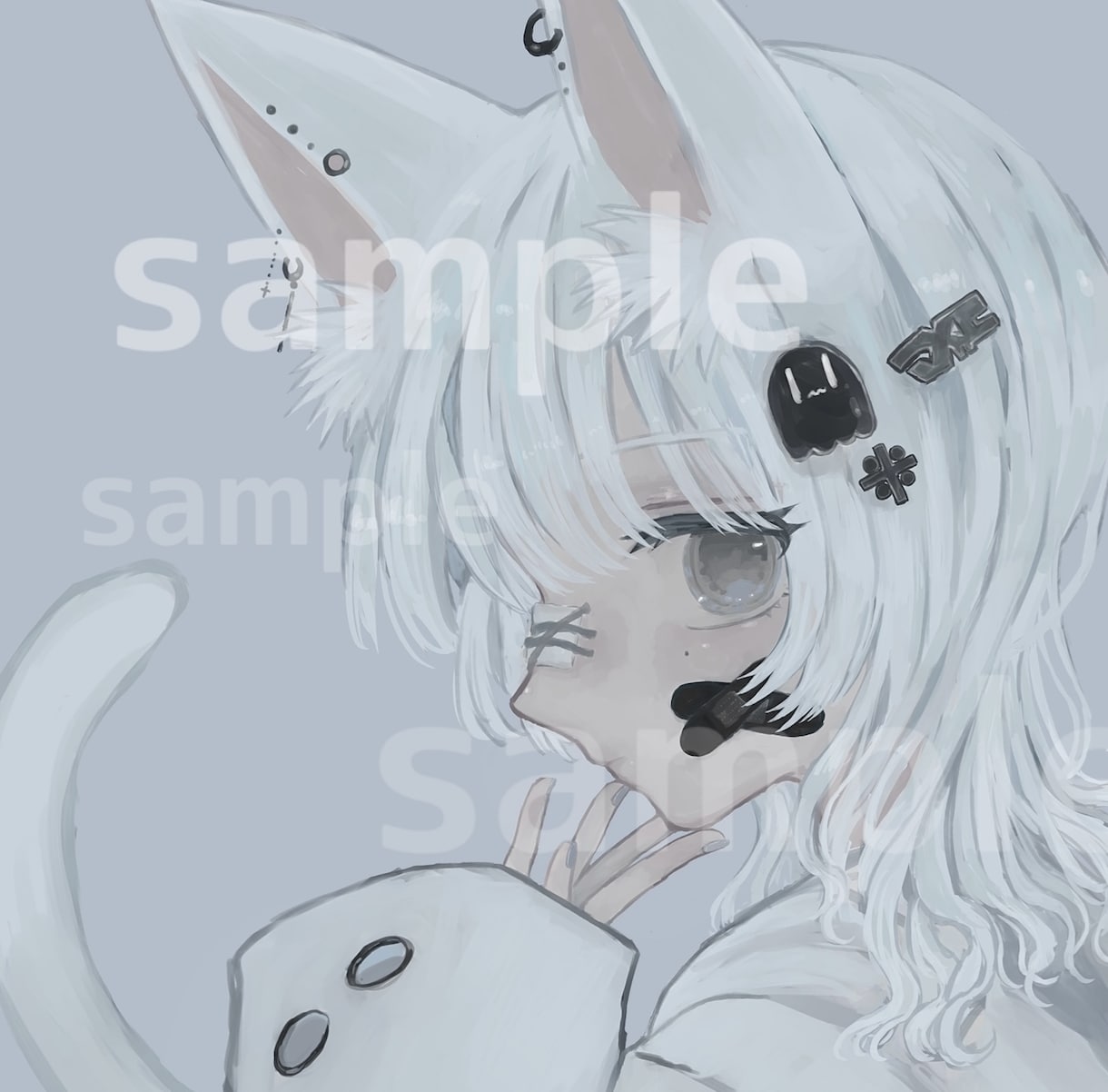 SNSで使える‪ʚ✞ɞ‬病みおおめアイコン描きます お値下げ中！ TRPG用キャラ、動画用イラスト等受付中◎ イメージ2