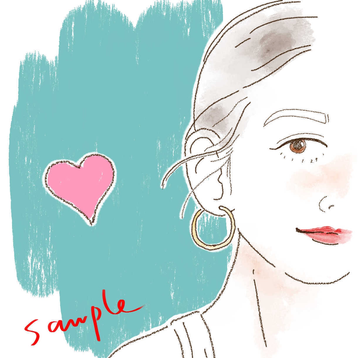 商用利用可！ おしゃれな線画でアイコンを描きます 個性あふれるイラストでSNS・ココナラ・ブログの集客力UP！ イメージ6
