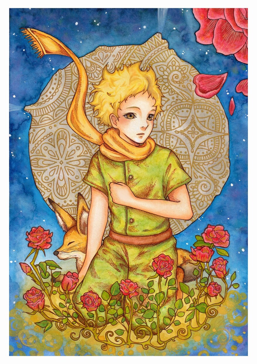 水彩で世界観のあるイラスト製作いたします アナログイラストならではの特別な一枚をお届けします。 イメージ5