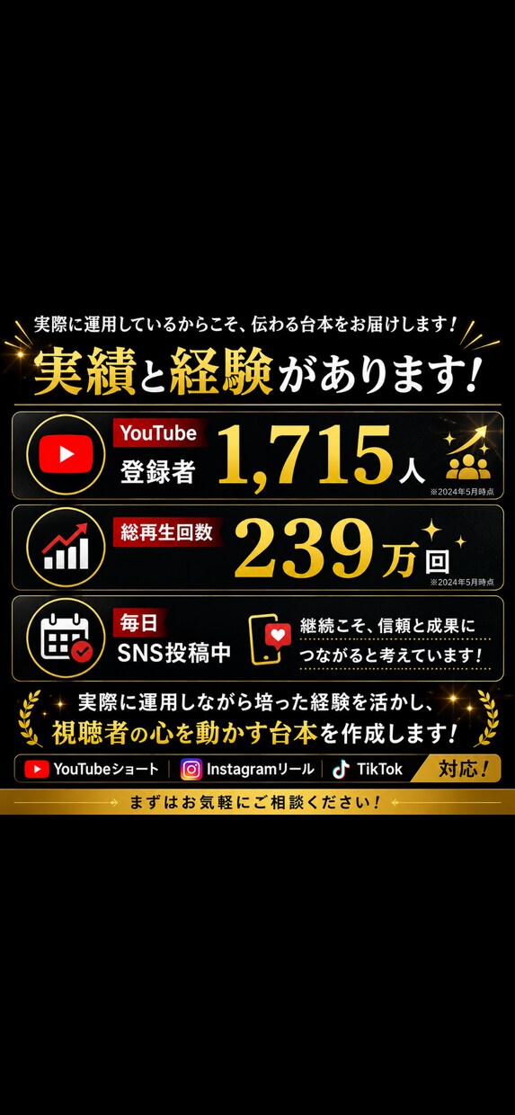 実話・恋愛・怪談の台本作成します SNS向け感情を動かす短編台本作成 イメージ4