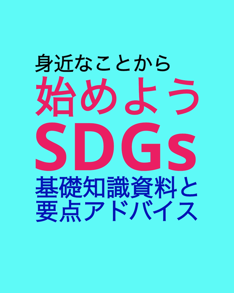 SDGs入門。基礎知識をアドバイスします 個人や家庭でできるSDGsの掘り起こしから始めましょう イメージ3