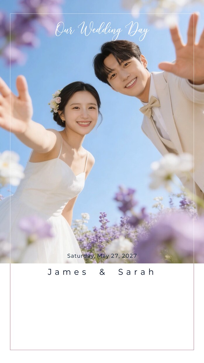記念日やSNSに！AIでエモいペア写真を作ります スマホ写真だけでOK！AIが映画のような特別なペア画像を作成 イメージ1