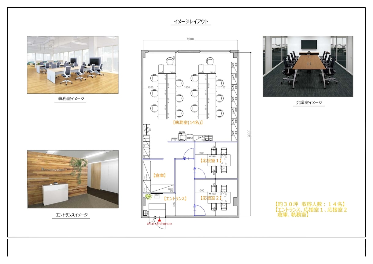 割引中！現役オフィス専門デザイナーが図面を描きます 新しいオフィスのレイアウト、現役デザイナーがサポートします！ イメージ3