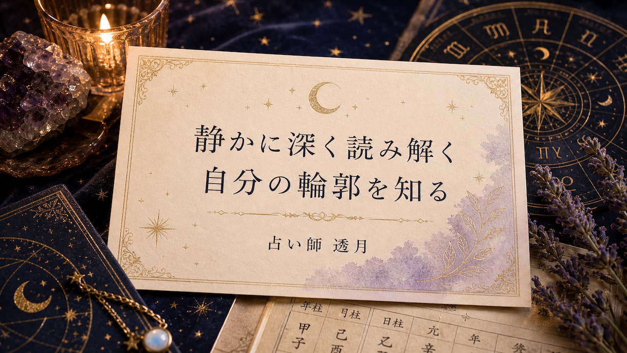 四柱推命×ホロスコープ自己理解鑑定書を作ります 本質・強み・恋愛・仕事の傾向を読み返せるPDFに整理 イメージ5
