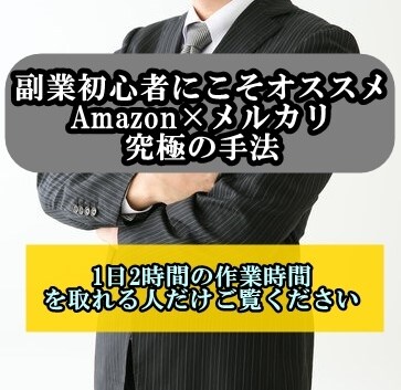 物販のプロが細かく指導します Amazon×メルカリを使った物販【先着3名には個人指導】 イメージ1