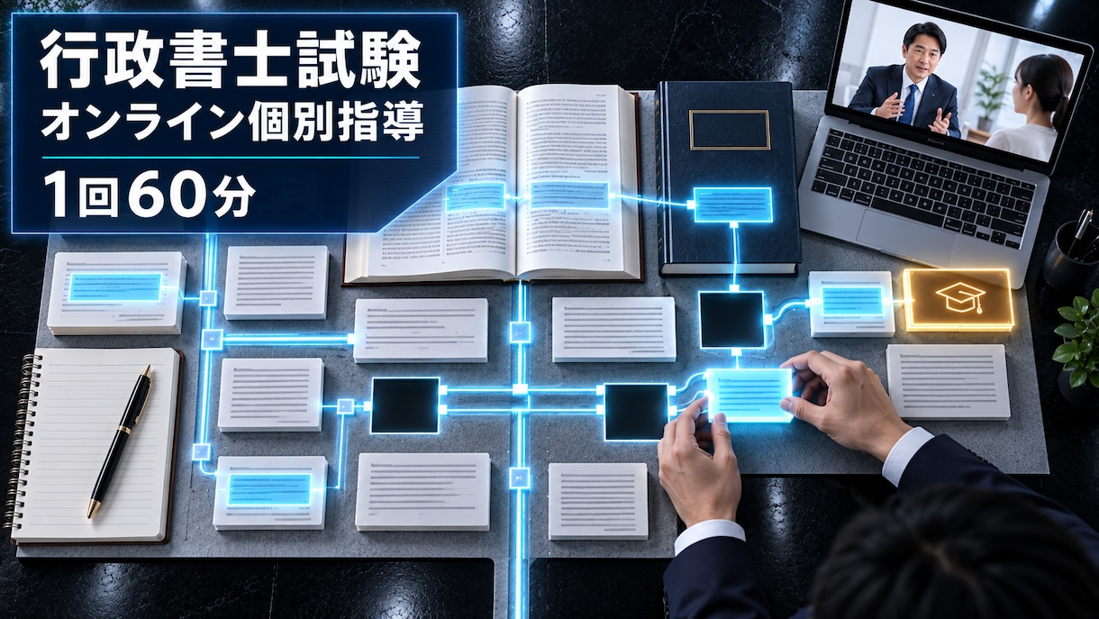 行政書士試験オンライン講師をします 今年8年目のプロ講師による行政書士試験個別指導 イメージ2