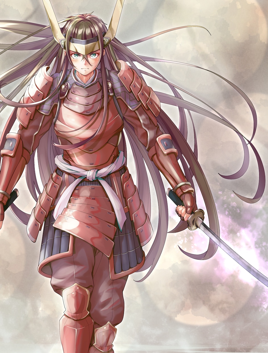 戦国の英雄・武将などの歴史的な人物キャラを描きます 奮い立つ戦国英雄・武将キャライラスト イメージ2