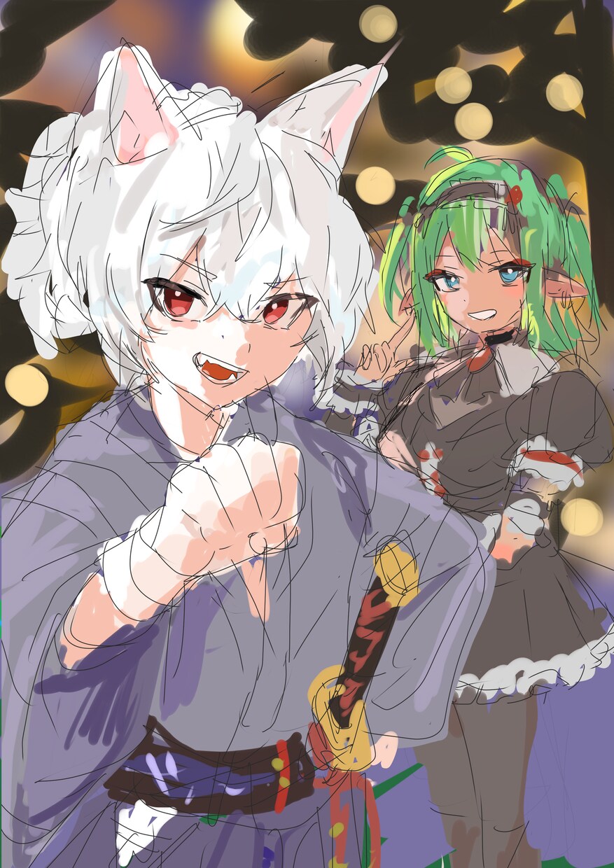 可愛い！キャラクターイラスト描きます イラストは10年弱描いていますが、有償依頼は初心者です。 イメージ3