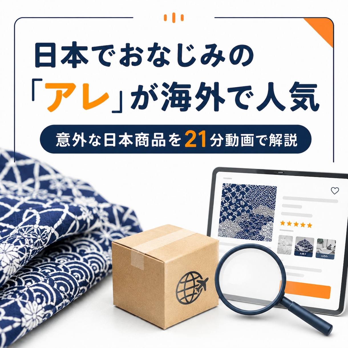 Etsyで出品候補になる意外な品物を解説します 海外で人気の日本の意外な物を動画で教えます イメージ1