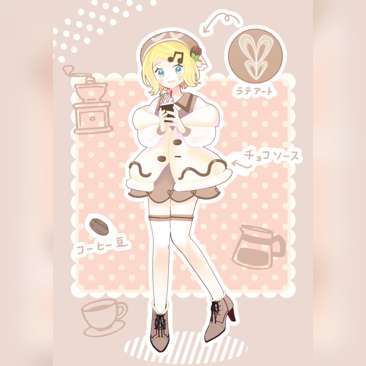 シンプルで可愛いイラストを描きます 女の子を描くことが得意です！サムネイル、グッズなどに！ イメージ3