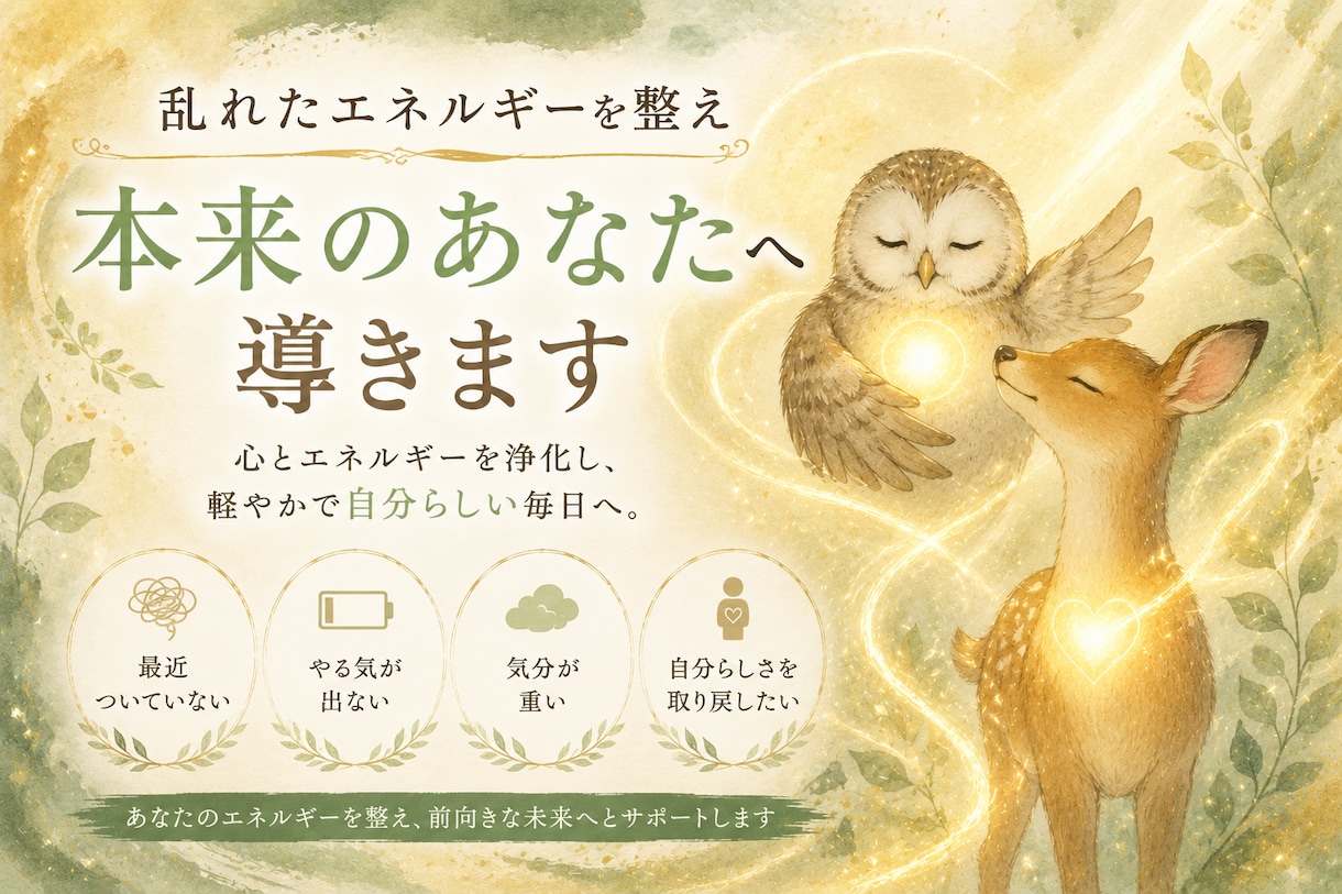 毎日頑張るあなたへ。遠隔ヒーリングで心を軽くします 穏やかな気持ちで前へ進むためのエネルギーワークです イメージ4