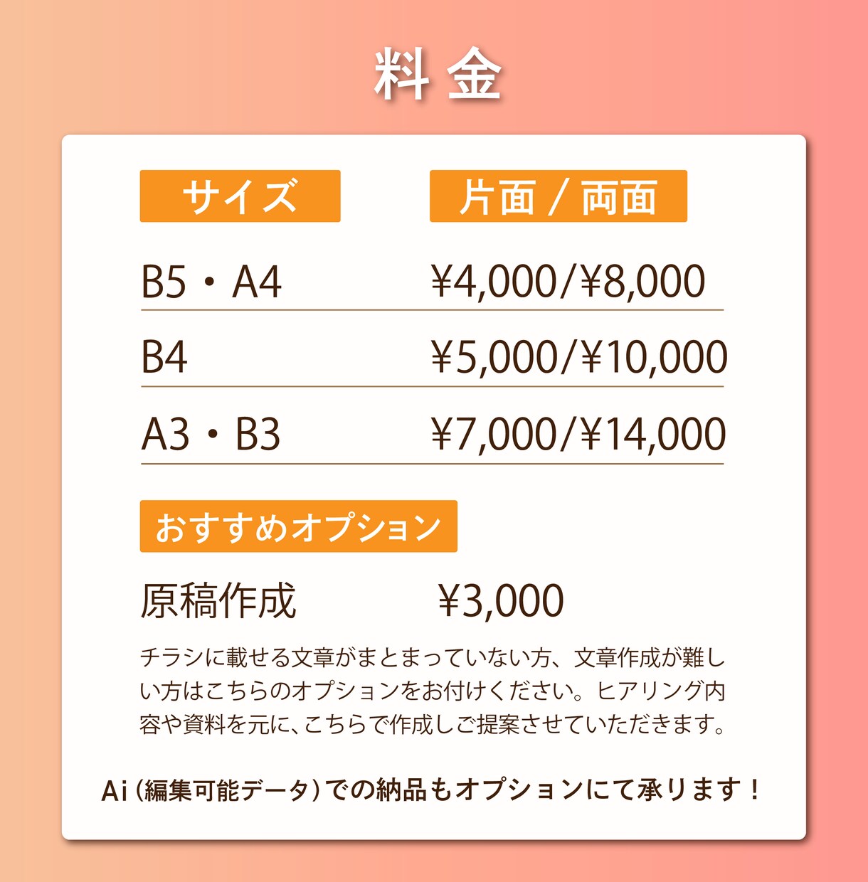 先着3名様限定！修正無料でチラシ作ります 整体／学童／ピラティス／リトミックなどジャンル問わずOK！ イメージ2