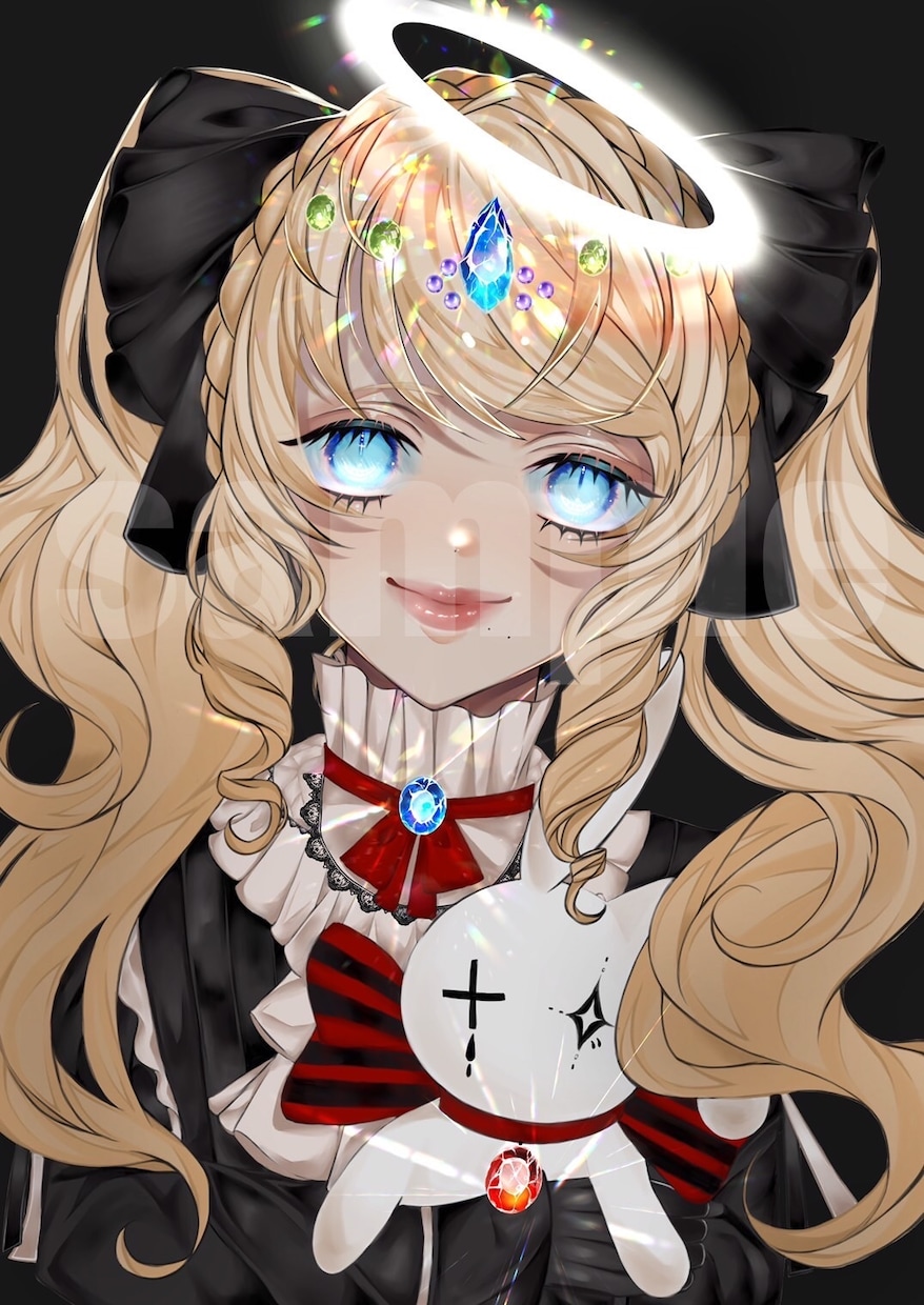 アイコンイラスト・1枚絵などをかきます アイコン・イラストをかきます。美男美女が好きです。 イメージ1