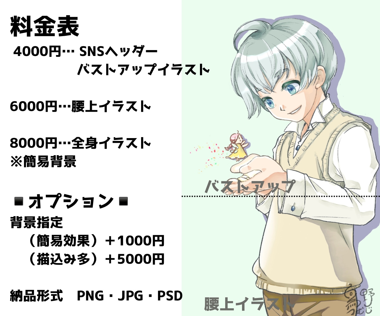 ファンタジーイラスト描きます あなたのオリジナルキャラクターを素敵な一枚絵に！ イメージ2