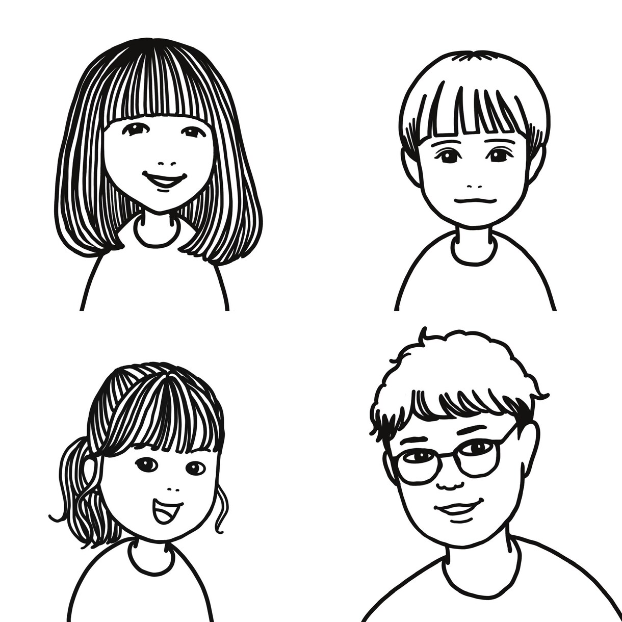 子供から大人まで似顔絵作成いたします 特徴を捉えたシンプルでキャッチーな似顔絵描きます◎ イメージ5