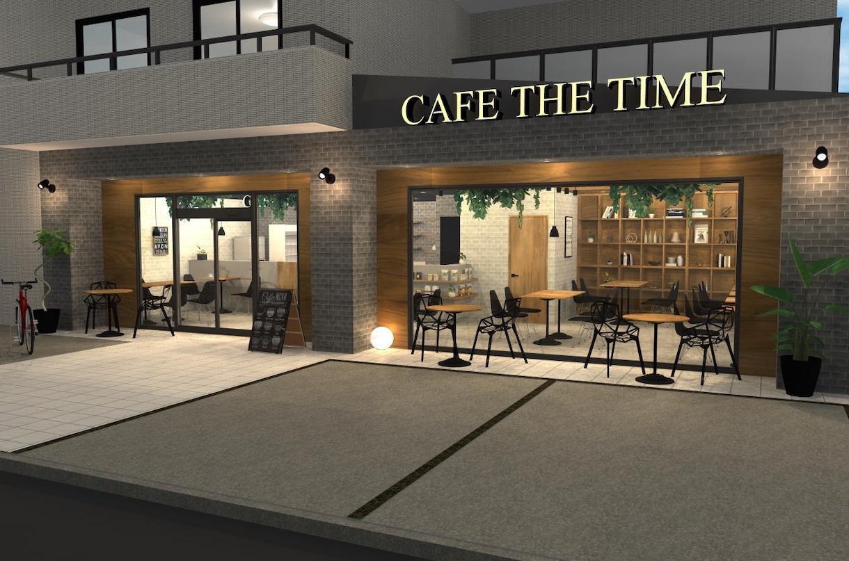 店舗やオフィスのデザイン、3Dパースを作成します 格安でお店のデザイン、店舗設計や内観外観パースを作成します！ イメージ6