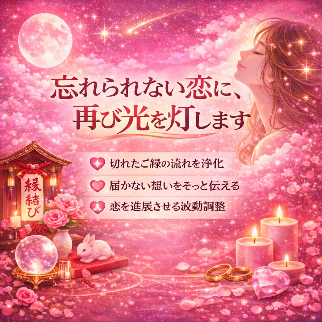 連絡が来ない相手とのご縁を霊視で整えます 音信不通、冷却期間、忘れられない相手との流れを動かします イメージ1