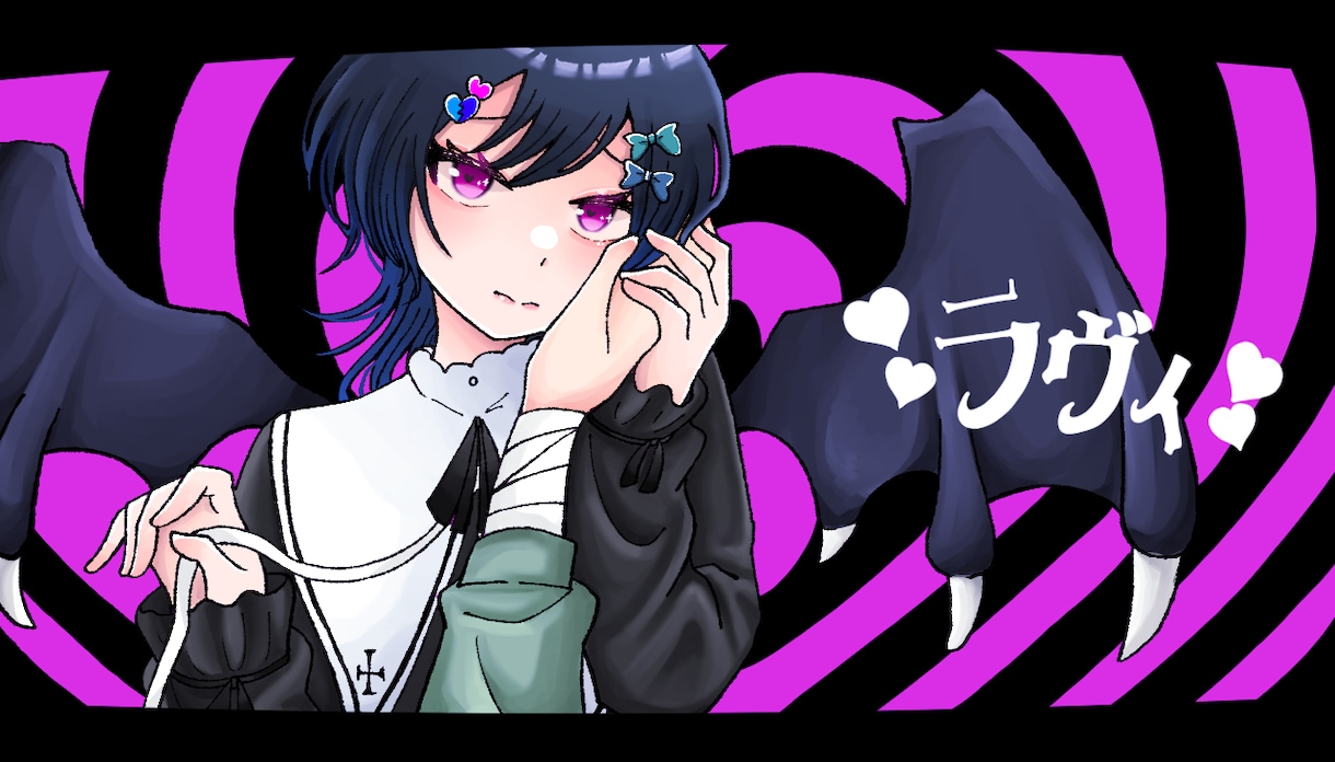 歌ってみた動画のサムネを描きます 他とは違う個性のあるサムネイルを。 イメージ3